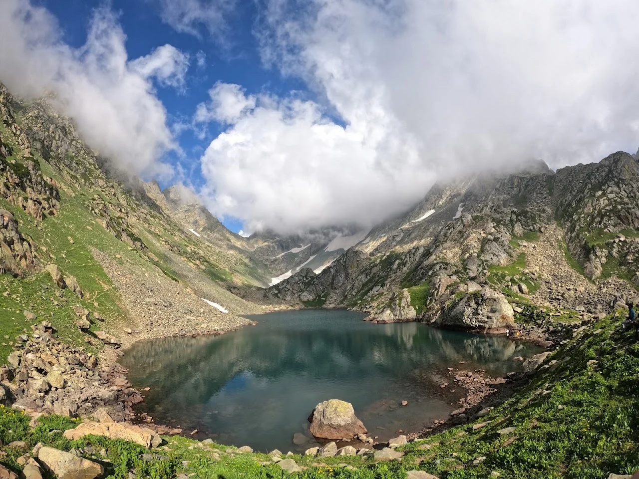 satsar lake kashmir india golden wheels