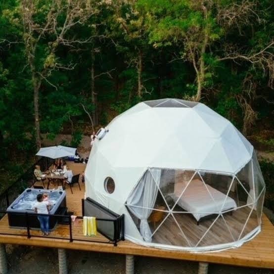 Glamping in Kashmir golden wheels