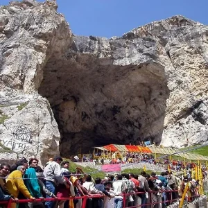 Amarnath Temple golden wheels