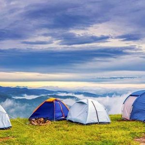 Camping in Kashmir golden wheels 1