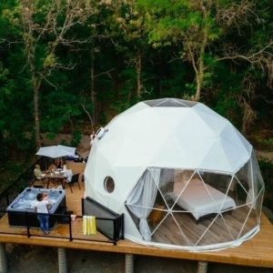 Glamping in Kashmir golden wheels
