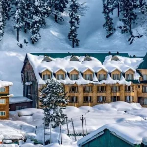 Kashmir in December golden wheels
