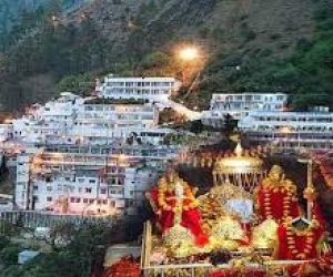 Mata Vaishno Devi Pilgrimage golden wheels