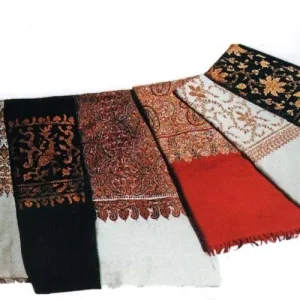 Shawls of Kashmir golden wheels 1