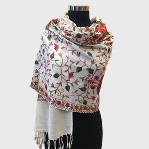 Shawls of Kashmir golden wheels