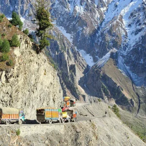Zoji La Pass golden wheels
