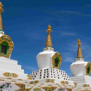 monuments of ladakh golden wheels