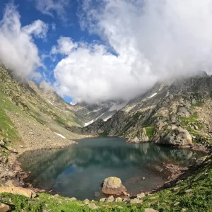 satsar lake kashmir india golden wheels
